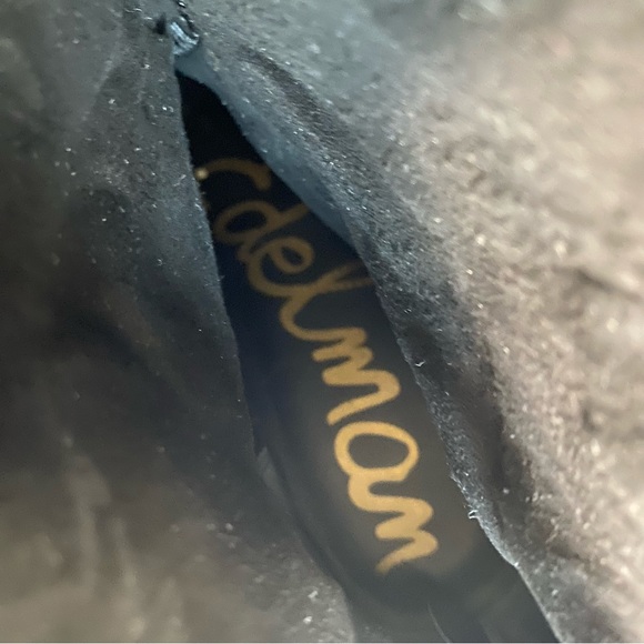 Sam Edelman Penny Black Leather Riding Boots Size 6.5W - Picture 11 of 16